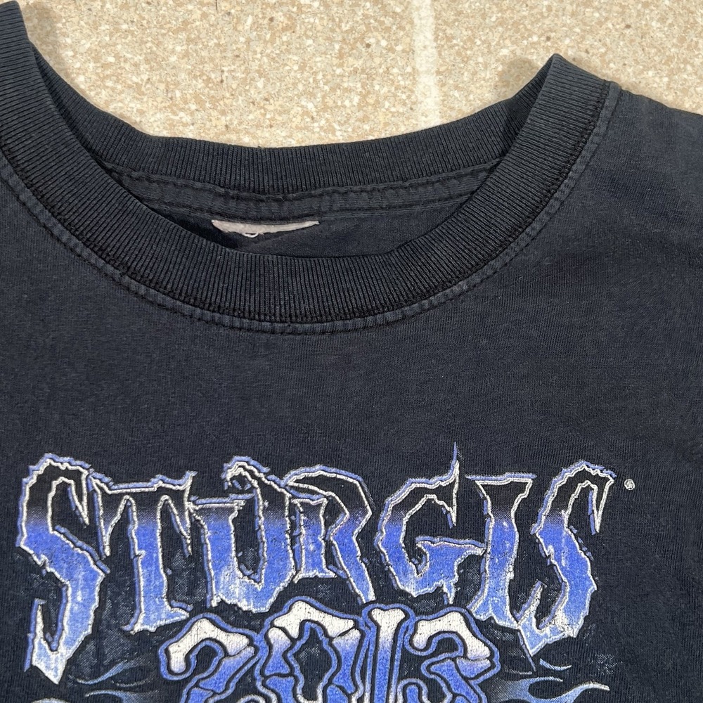 Sturgis Black Hills Rally classic motorcycle 73rd anniversary 2013 T-shirt Biker - Picture 5 of 5
